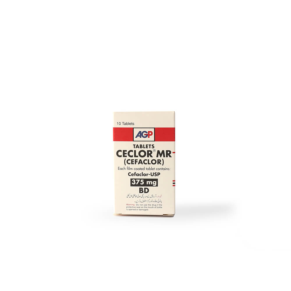 Ceclor MR 375mg BD