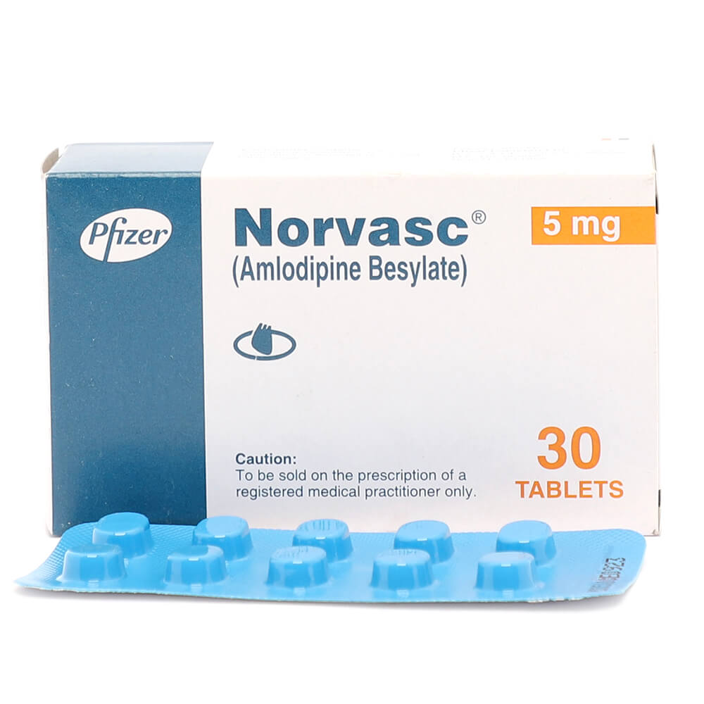 Norvasc 5 mg tab