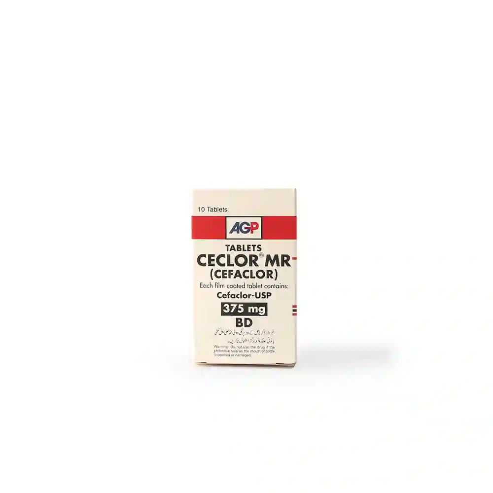 Ceclor MR 375mg BD