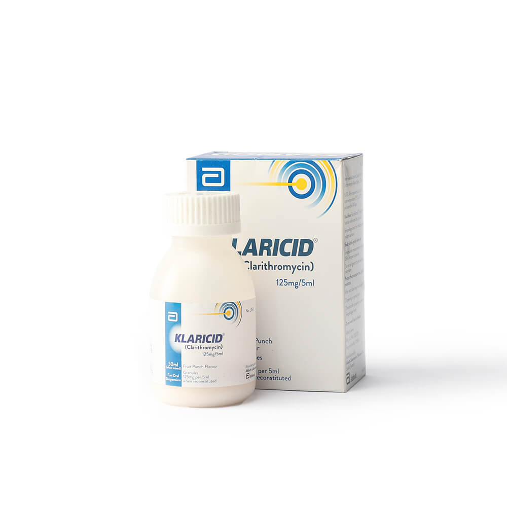 Buy Klaricid 125mg Suspension 60ml Online emeds Pharmacy