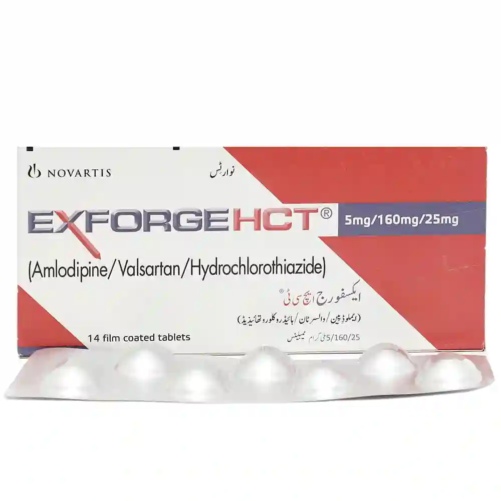 Exforge Hct 5/160/25mg