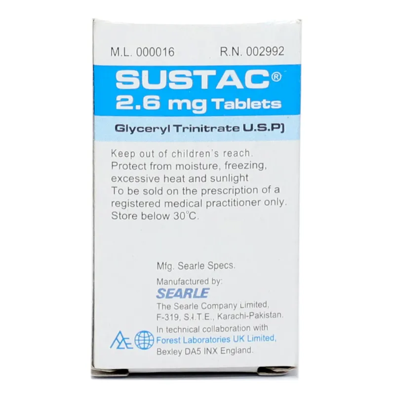Sustac 2.6mg