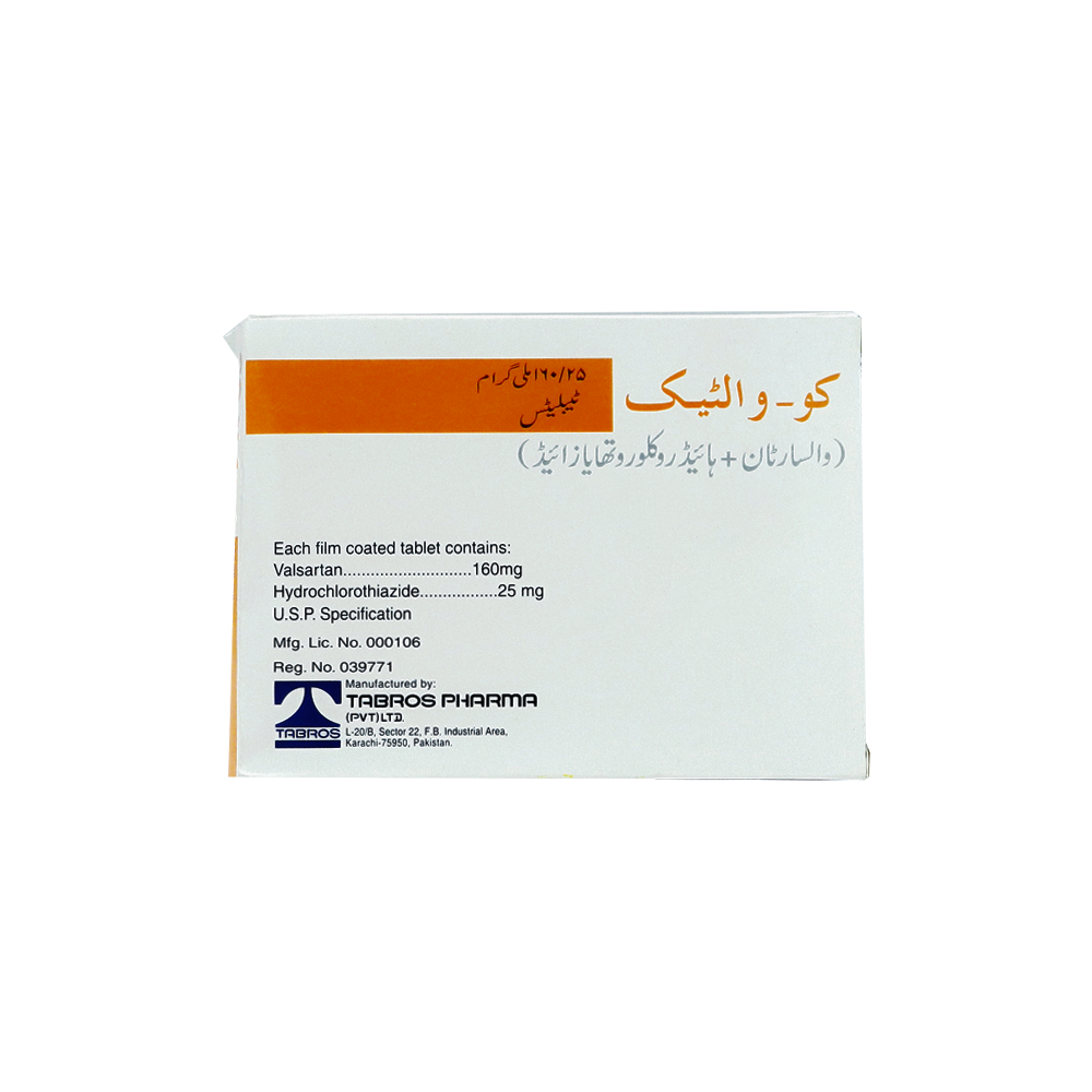 Co-Valtec 160/25mg
