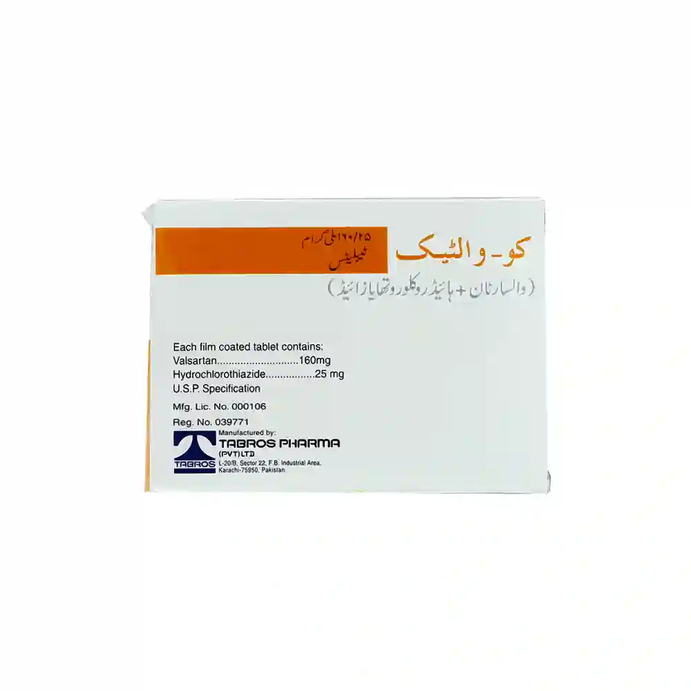 Co-Valtec 160/25mg