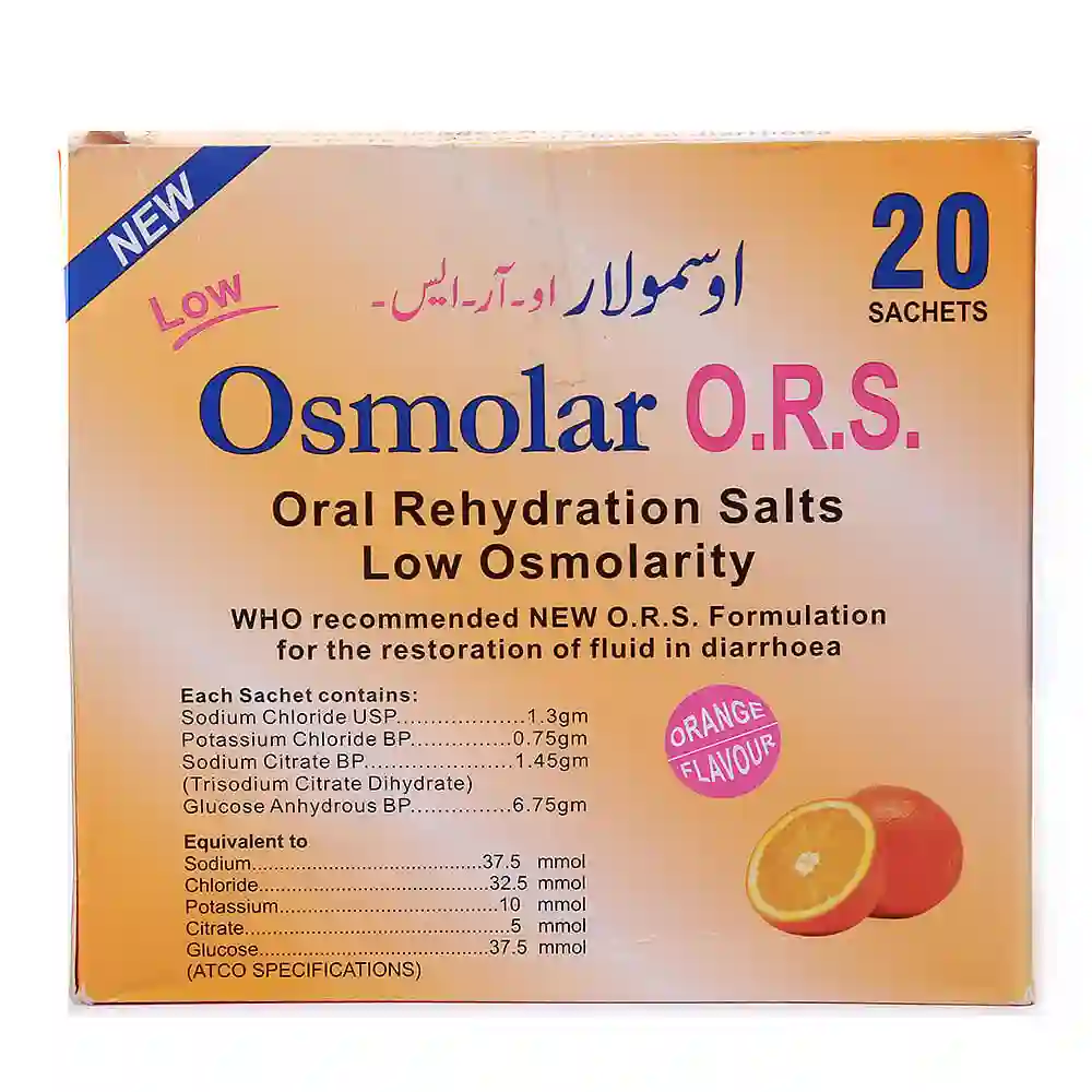 Osmolar O.R.S Uses, Side effects & Price in Pakistan