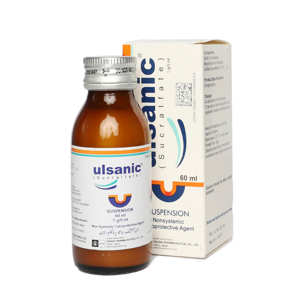Ulsanic 1g Suspension 60ml Uses, Side effects & Price in Pakistan